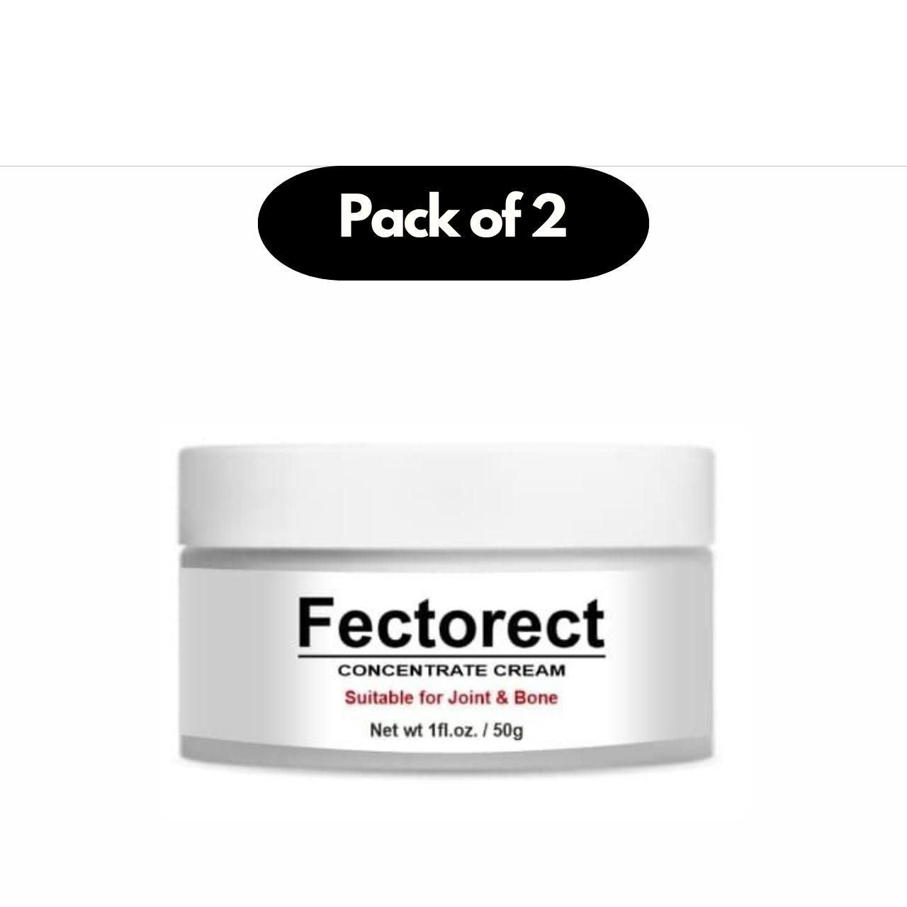 Fectorect Concentrate Cream | Intensive Skin Care Formula | 50 gm Each (Pack of 2)