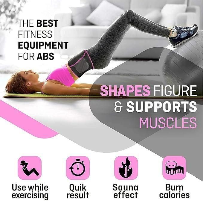 Adjustable Waist Trimmer Belt for Men & Women | Sweat Slimming Belly Belt | Lightweight Neoprene Body Shaper