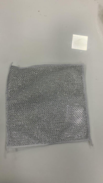 Multipurpose Wire Dishwashing Rags for Wet & Dry Cleaning | Reusable Scrubber Cloth | Pack of 10