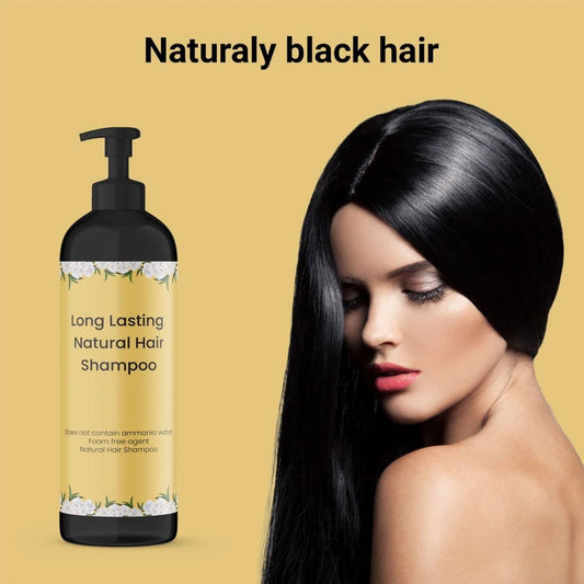 Long-Lasting Natural Hair Dye Shampoo | Ammonia & Peroxide Free | 100ML (Pack of 2)