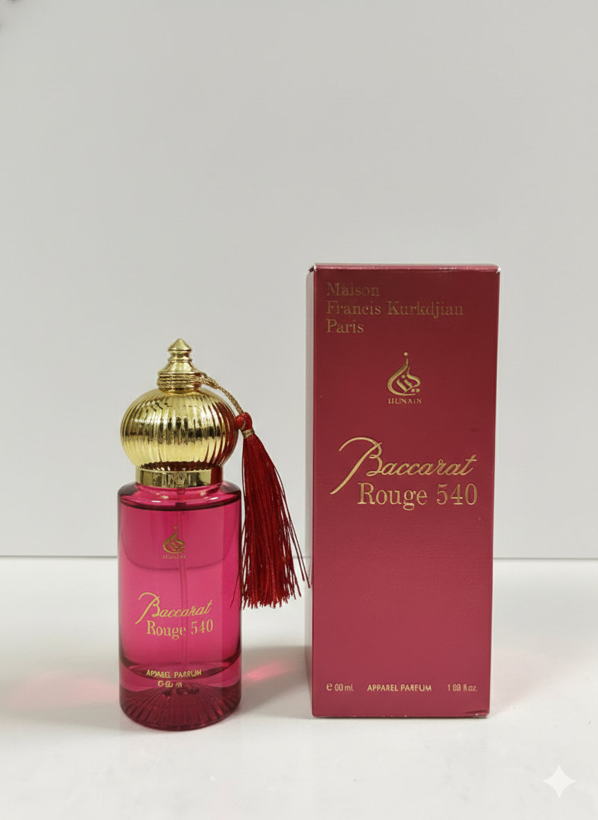 Baccarat Rouge 540 Inspired Luxury Perfume | Long-Lasting Premium Fragrance for Men & Women (60 ml)