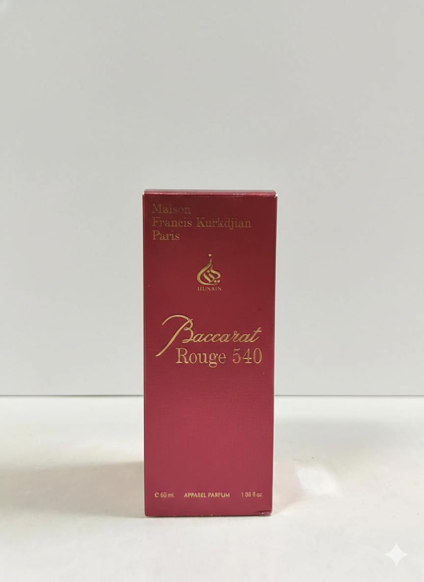 Baccarat Rouge 540 Inspired Luxury Perfume | Long-Lasting Premium Fragrance for Men & Women (60 ml)