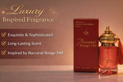 Baccarat Rouge 540 Inspired Luxury Perfume | Long-Lasting Premium Fragrance for Men & Women (60 ml)