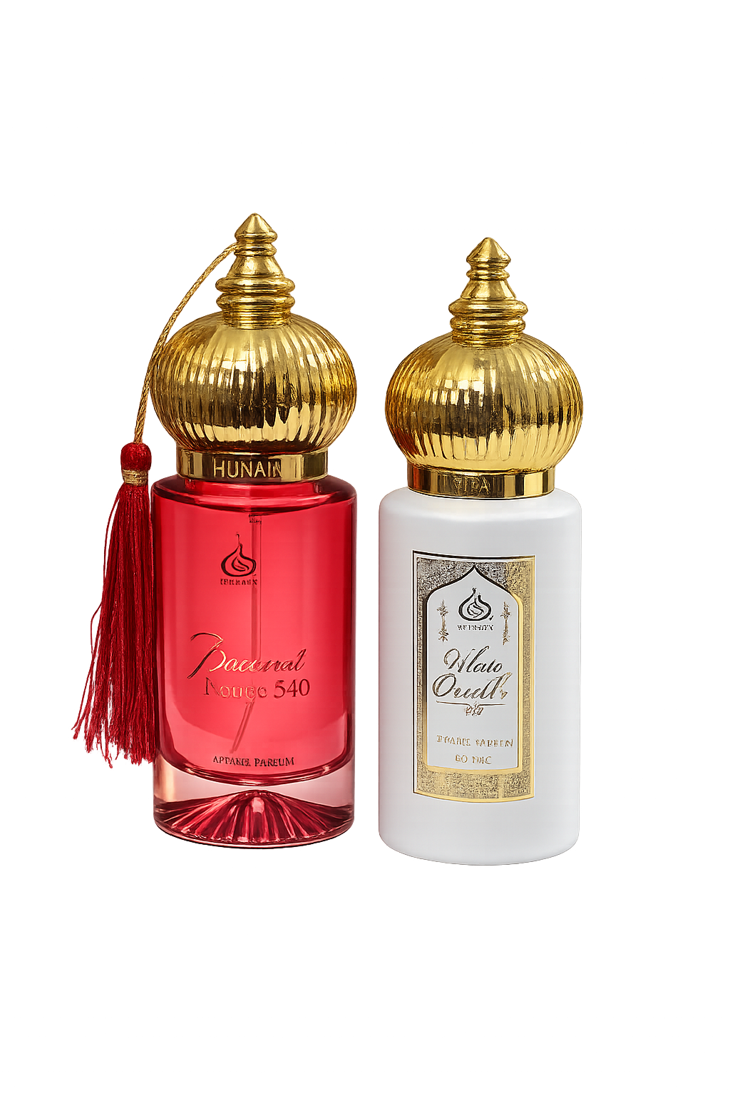 Luxury Perfume Combo – Baccarat Rouge 540 Inspired & White Oudh | Long-Lasting Unisex Fragrance Set (2 × 60 ml)