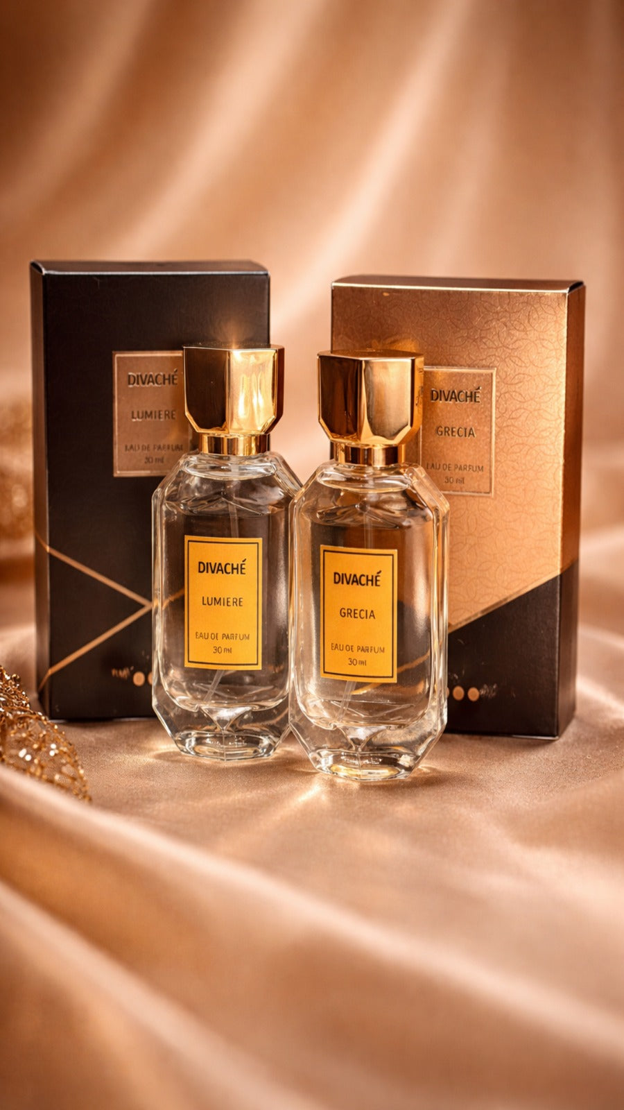 Divaché Lumiere & Grecia Eau De Parfum Combo - Long Lasting Luxury Fragrance (60ml)