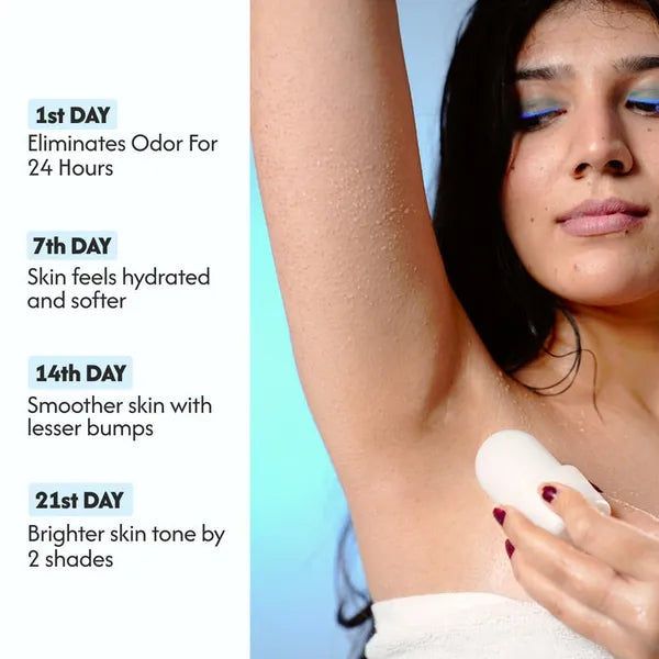 Mophy Natural Crystal Deodorant – 24Hr Odor Protection Stick (100gm)