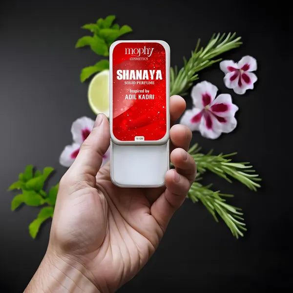Mophy Flora & Shanaya Solid Perfume Combo - Long Lasting, Alcohol Free, Vegan Solid Fragrance Set for Men & Women