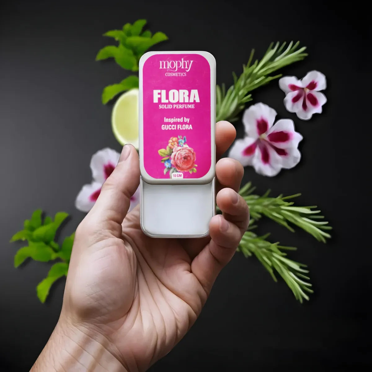 Mophy Flora & Shanaya Solid Perfume Combo - Long Lasting, Alcohol Free, Vegan Solid Fragrance Set for Men & Women