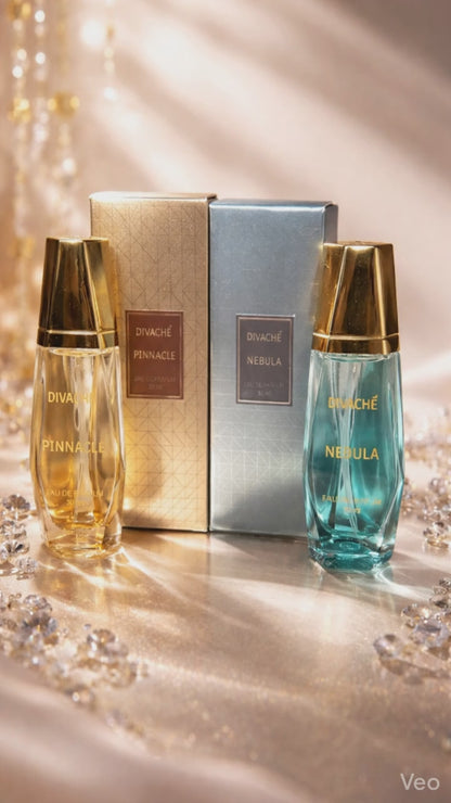 Divaché Nebula & Pinnacle Eau De Parfum Combo - Long Lasting Luxury Fragrance Set (60ml)